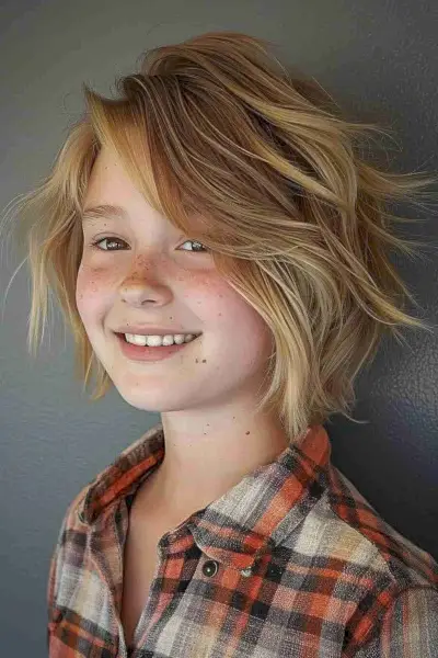 Short Shaggy Cut for Thick hair