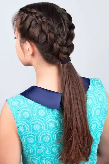 Tutorial cu coadă de cal cu împletitură dublă franceză