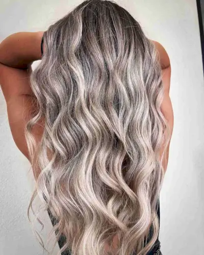 Dirty Blonde Hair With Noticeable Balayage Highlights