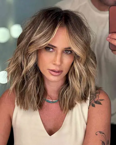 Modern Beach Blonde Highlights