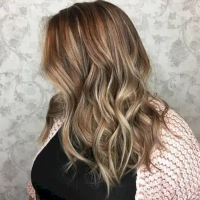 Transitional Medium Blonde Highlights