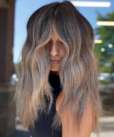 Bronde Balayage for Long Fine Hair