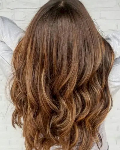 Warm-Toned Medium Chestnut Brown Hair