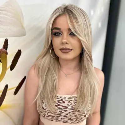 Light Blonde Balayage for Medium to Long Hair