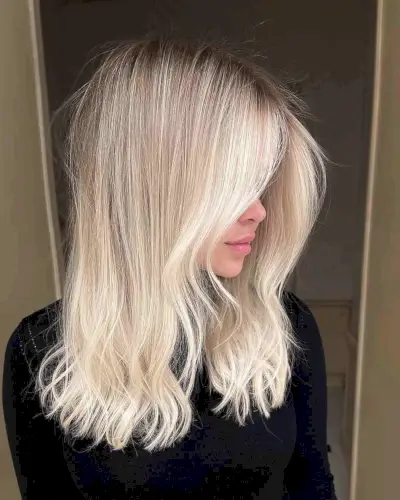 Balayage Ombre Light Blonde Hair