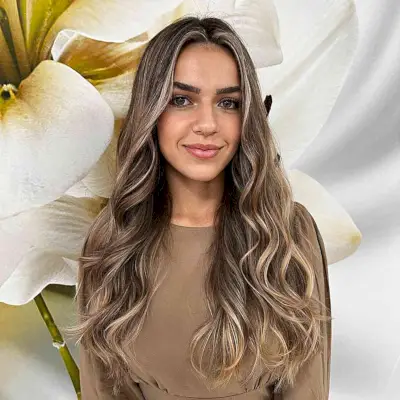 Long Light Brown Balayage Hair