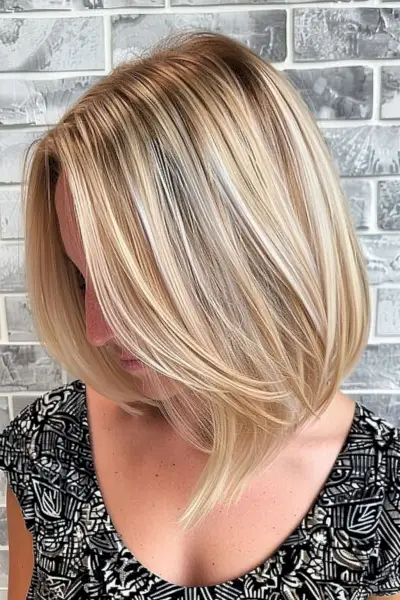 Beige Blonde on Short Hair