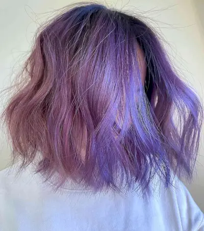 Dark Pastel on Short Hair