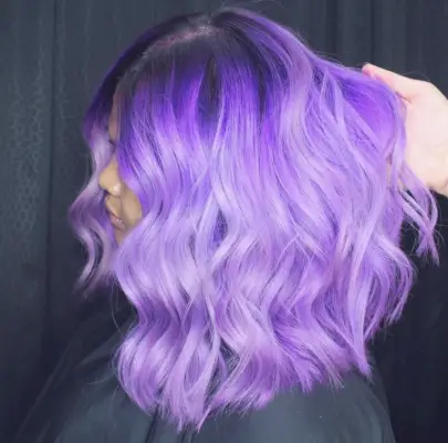 Dark to Light Pastel Purple Ombre