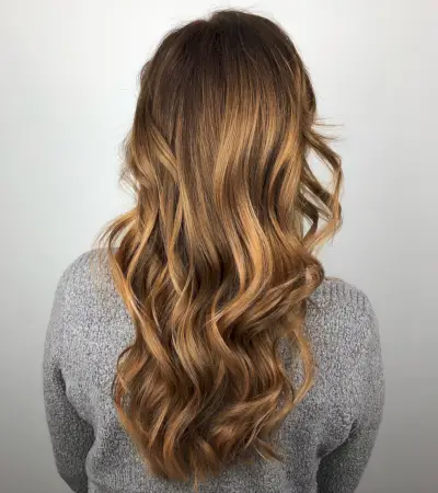 Caramel and Cool Blonde Hair