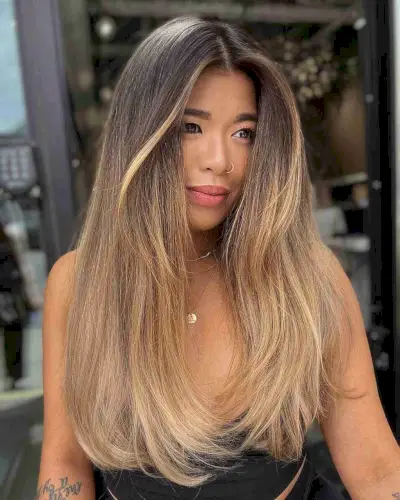 Gradient Ashy Ombre Hair