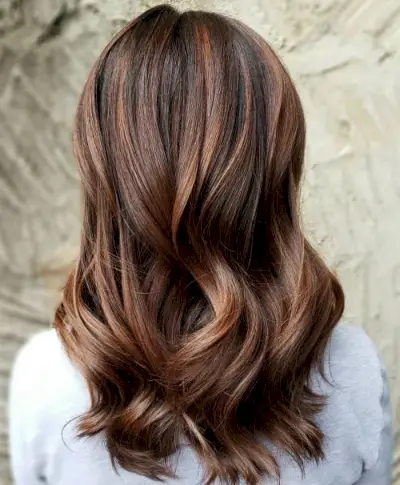 Blended Reddish Light Brown Hair