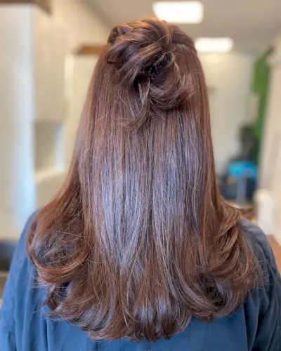 Dark Bronze Auburn hair color