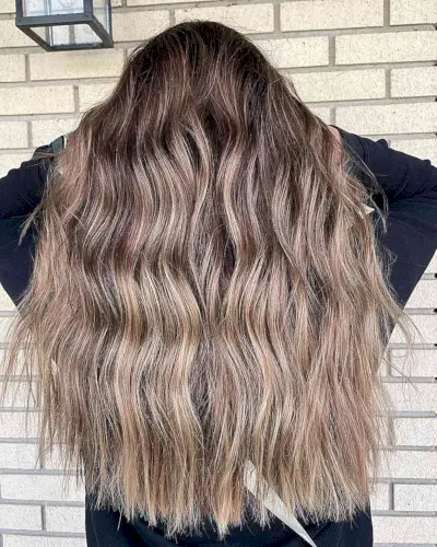 Root Melt on Light Bronde Balayage Hair