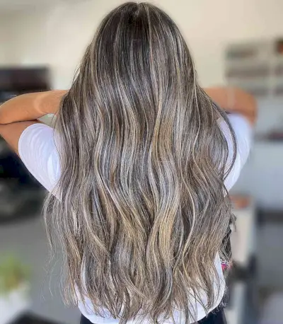 Blended Ash Bronde Balayage Tones