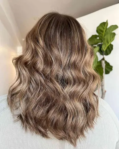 Sun-Kissed Bronde Balayage Hair Color
