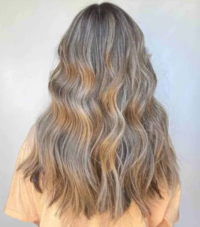 Soft Bronde with Blonde Highlights