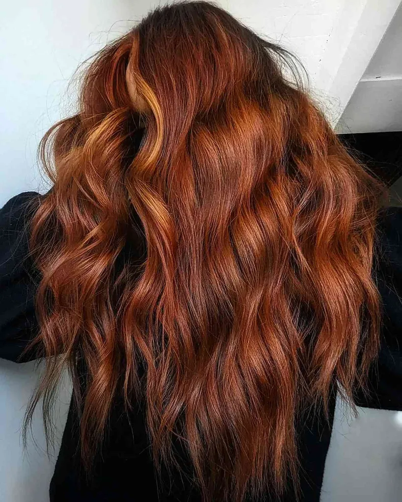 Balayage Dimensional Auburn-Red' title=
