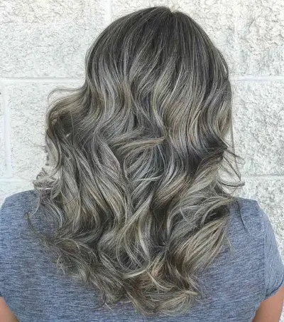 Dimensional Dark Ash Beige Blonde for Mid-Length Haircut