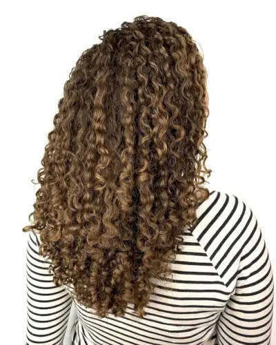 Statement-Making Curly Dark Ash Blonde