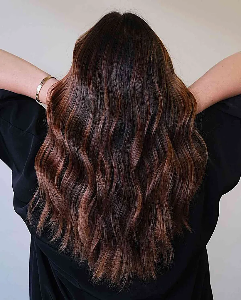 26 ideas modernas de color de cabello castaño rojizo Balayage' title=