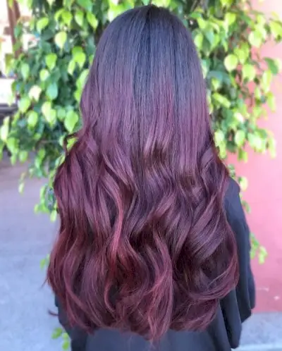 Violet Red ombre