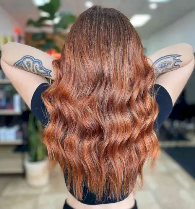 Amazing Copper Balayage