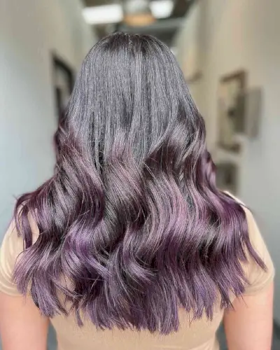 Smokey Purple Balayage