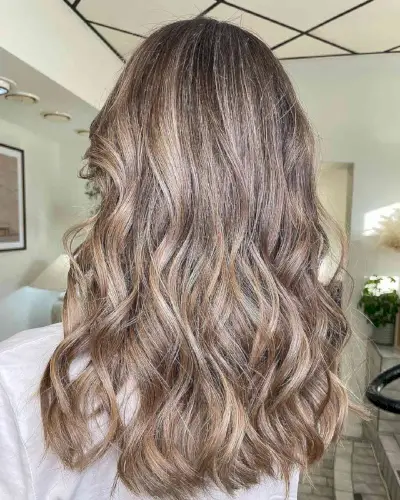 Youthful Light Brown Balayage Hair