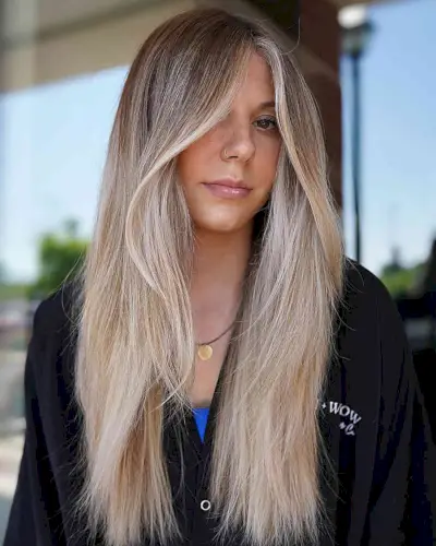 Balayage for Straight Tresses