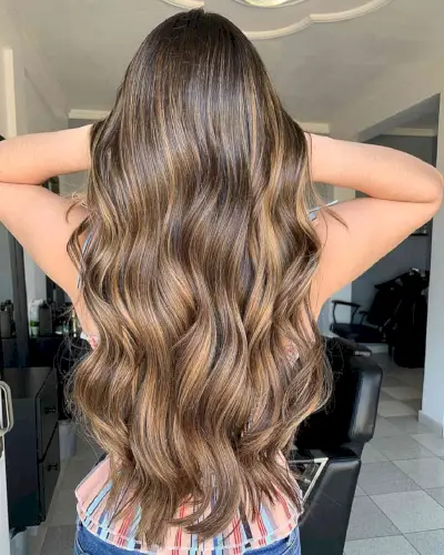 Sun-Kissed Caramel Balayage Hair Color