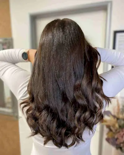 Soft Warm Dark Chocolate Brown Hair