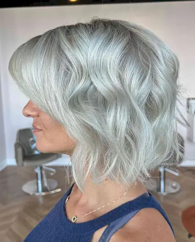Ice Blonde Balayage Highlights