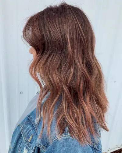Subtle Rose Gold Highlights