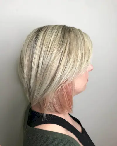 Rose Gold Peekaboo Highlights