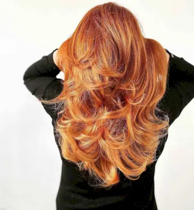 divine orange brown hair color