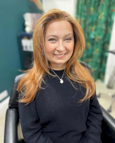 pumpkin spice copper hair