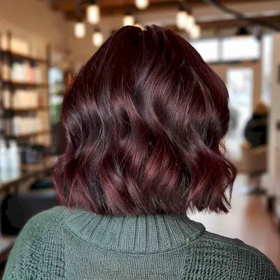 dark brown and indian red