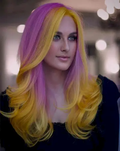 Pink Lemonade Hair Color