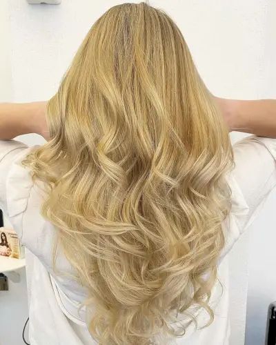 Dark to Light Buttery Blonde Hair Color