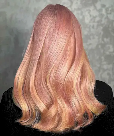 Pink Lemonade Balayage Hair