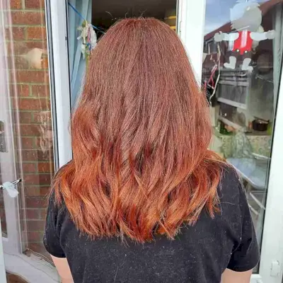 Strawberry Auburn Ombre Hair