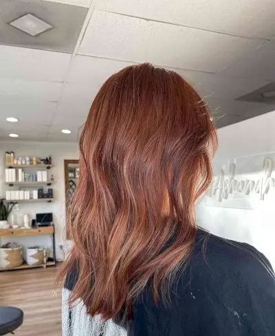 Auburn Brown on Thin Hair