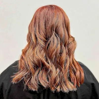 Sun-Kissed Auburn Hair