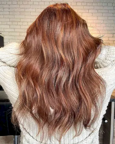 Auburn Brown Balayage Hair