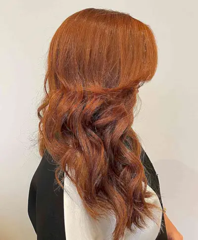 Dusty Ginger Auburn Hair
