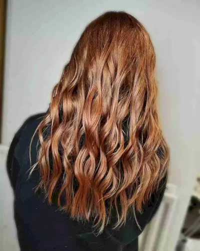 Fresh Auburn with Beachy Waves