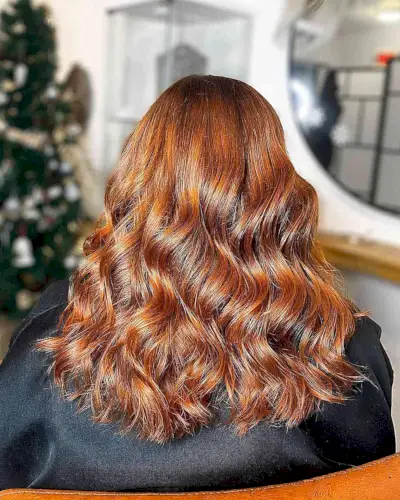 Rusty Auburn Mid-Length Waves