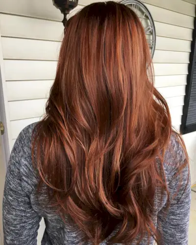 Rich Reddish-Brown Auburn