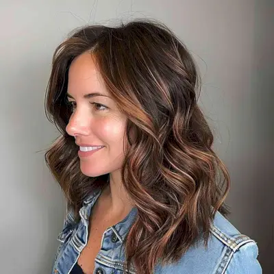 Dark Brown Hair with Auburn Undertones